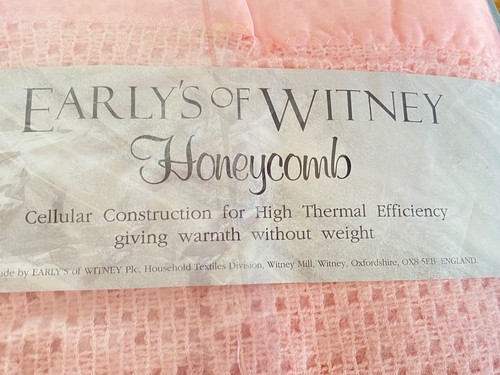 Vintage pink blanket early - vintage,