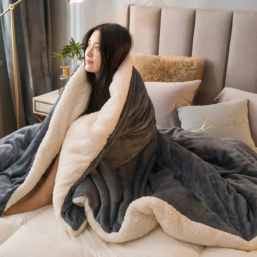 Wool throw blanket - wool,