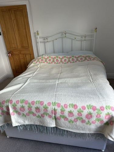 1950s large reversible blanket