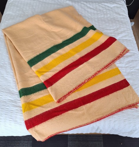 Vintage striped witney blanket - vintage,