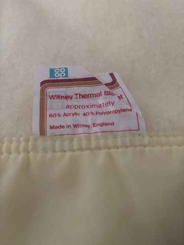 Vintage yellow witney thermal - vintage,